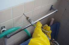 床下空間の無い部分:お風呂