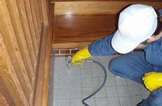 床下空間の無い部分:玄関・勝手口